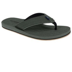 Mens DOCKERS Premium Brushed EVA Flip Flops Size 8/9 10/11 12/13 Olive Green NWT